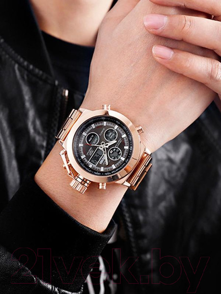 Изображение товара Часы наручные мужские Skmei 1515-1 (розовое золото)