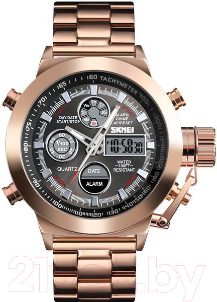 Изображение товара Часы наручные мужские Skmei 1515-1 (розовое золото)