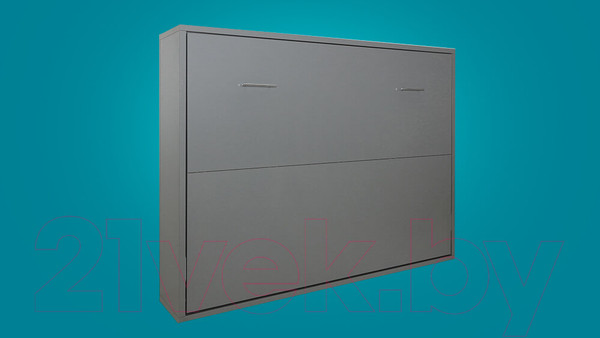 Изображение товара Шкаф-кровать трансформер Макс Стайл Wave 36мм 160x200 (серый пыльный U732 ST9)