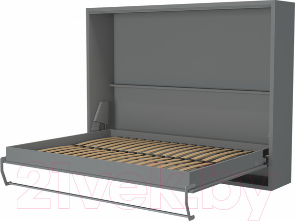 Изображение товара Шкаф-кровать трансформер Макс Стайл Wave 36мм 160x200 (серый пыльный U732 ST9)