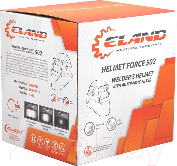 Изображение товара Сварочная маска Eland Helmet Force 502.2 (красный)