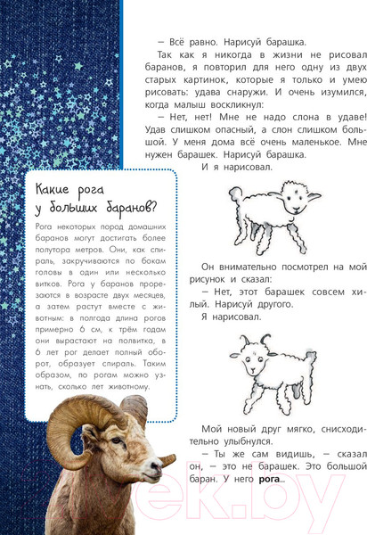 Изображение товара Художественная книга АСТ Детская книга с вопросами и ответами. Маленький принц (Антуан де Сент-Экзюпери)