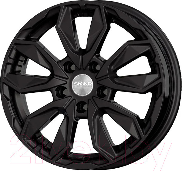 Изображение товара Литой диск SKAD Нагоя 16x6" 4x100мм DIA 60.1мм ET 45мм Черный бархат
