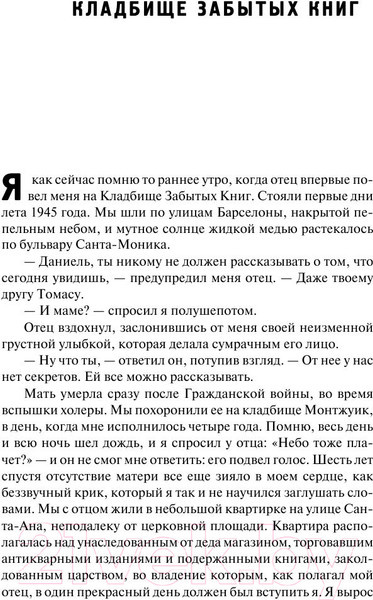 Изображение товара Книга АСТ Тень ветра (Сафон К.)