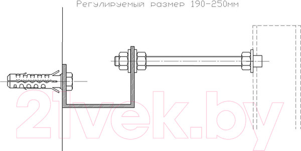 Изображение товара Крепление для инсталляции Aquatek KKI-0000001