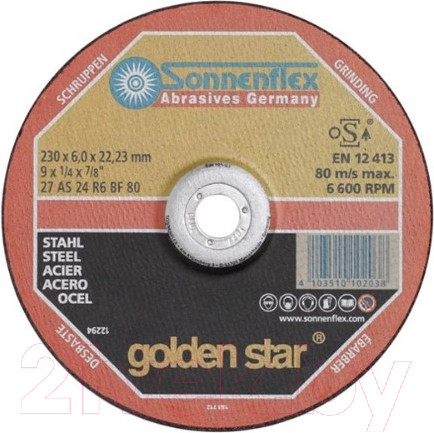 Изображение товара Шлифовальный круг Sonnenflex Golden Star 00816
