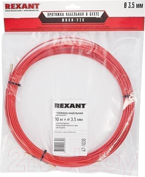 Изображение товара Протяжка кабельная Rexant 47-1030 (30м)