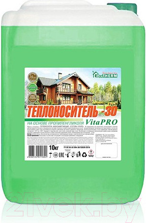 Изображение товара Теплоноситель для систем отопления EcoTherm VitaPro -30С / 430212023 (10кг)