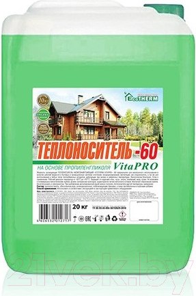 Изображение товара Теплоноситель для систем отопления EcoTherm VitaPro -60С / 430212031 (20кг)
