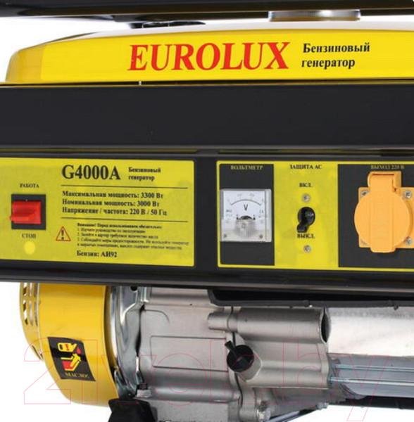 Изображение товара Бензиновый генератор EUROLUX G4000A (64/1/38)