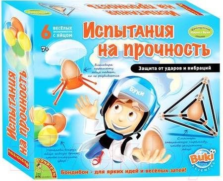 Изображение товара Набор для опытов Bondibon Испытания на прочность / ВВ1026 (6 экспериментов)