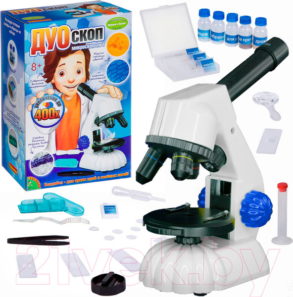 Изображение товара Микроскоп оптический Bondibon ДУОскоп / ВВ2712