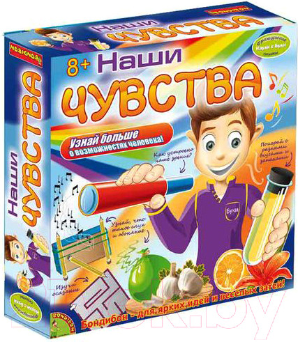 Изображение товара Набор для опытов Bondibon Наши чувства / ВВ1250