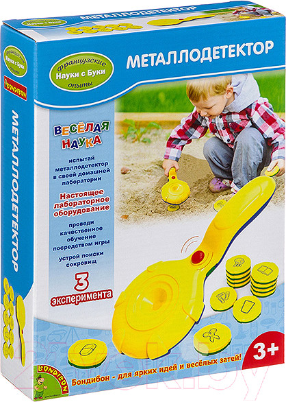 Изображение товара Набор для опытов Bondibon Металлодетектор / ВВ3278