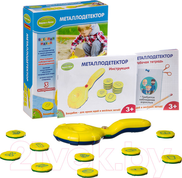 Изображение товара Набор для опытов Bondibon Металлодетектор / ВВ3278