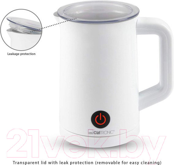 Изображение товара Вспениватель молока Clatronic MS 3693 (белый)