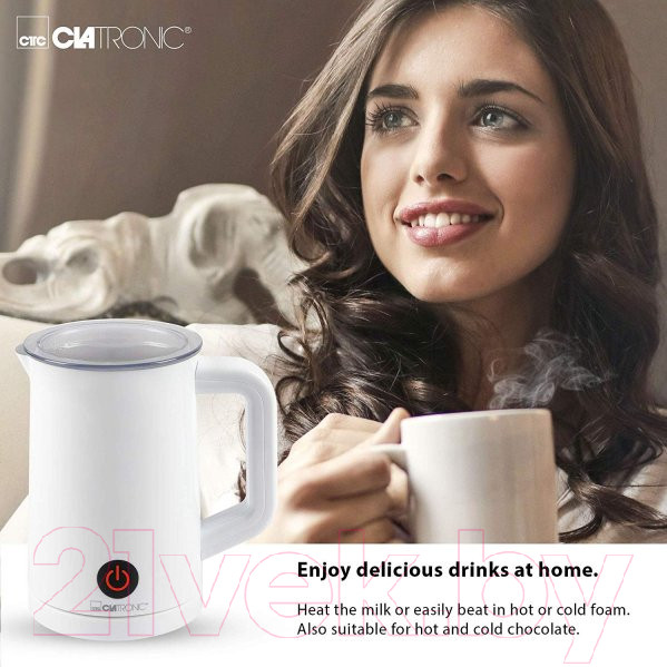 Изображение товара Вспениватель молока Clatronic MS 3693 (белый)