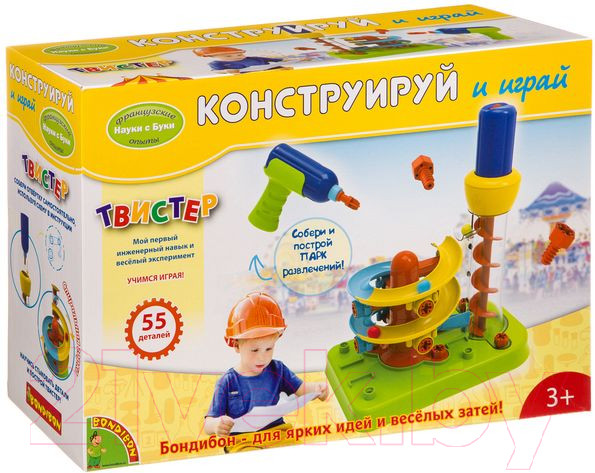 Изображение товара Набор для опытов Bondibon Твистер. Конструируй и играй / ВВ4043