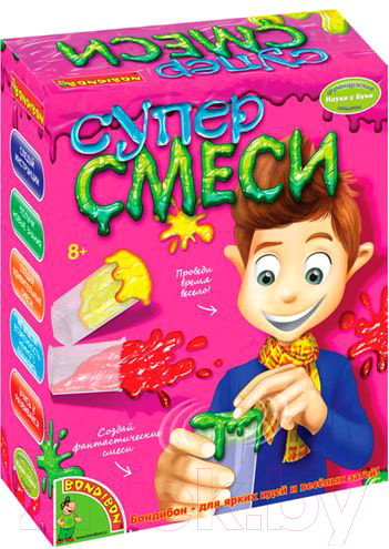 Изображение товара Набор для создания слайма Bondibon Французские опыты. Суперсмеси / ВВ1343