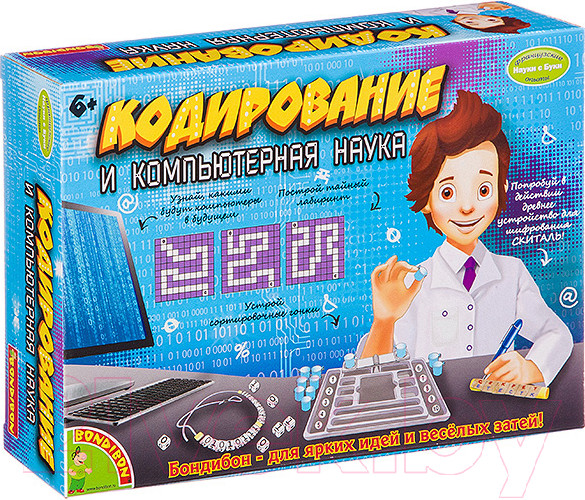 Изображение товара Научная игра Bondibon Кодирование и компьютерная наука / ВВ2763