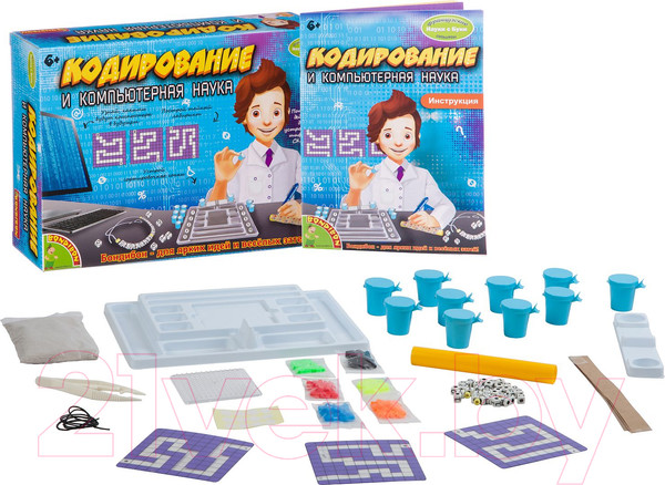 Изображение товара Научная игра Bondibon Кодирование и компьютерная наука / ВВ2763