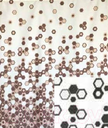 Изображение товара Шторка-занавеска для ванны Miranda Troy White