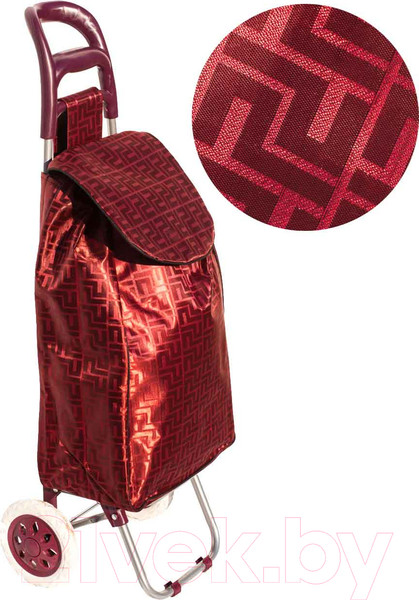 Изображение товара Сумка-тележка MONAMI 1301-Т №2 (бордовый)