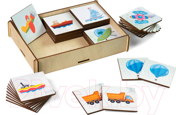 Изображение товара Развивающая игра Paremo Мемори. Транспорт / PE720-80