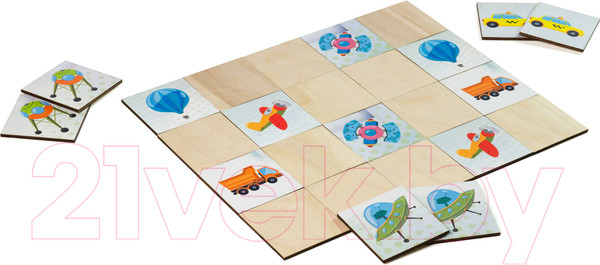 Изображение товара Развивающая игра Paremo Мемори. Транспорт / PE720-80