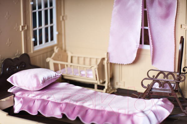 Изображение товара Комплект аксессуаров для кукольного домика Огонек Мебель для спальни. Коллекция / С-1303