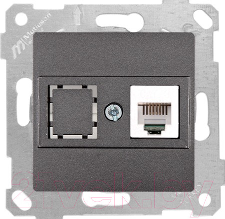 Изображение товара Розетка Mutlusan Rita 2200 136 0195 (дымчатый)