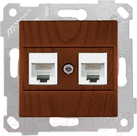 Изображение товара Розетка Mutlusan Rita 2200 138 0157 (орех)