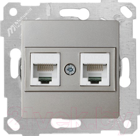 Изображение товара Розетка Mutlusan Rita 2200 138 0183 (титан)