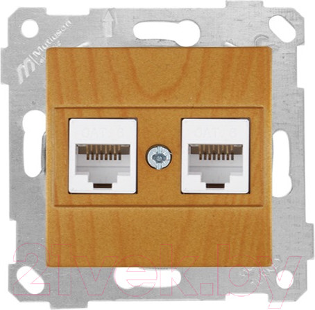 Изображение товара Розетка Mutlusan Rita 2200 141 0158 (дуб)