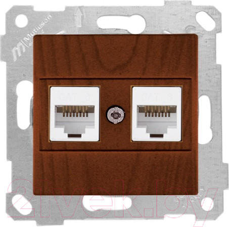 Изображение товара Розетка Mutlusan Rita 2200 141 0157 (орех)