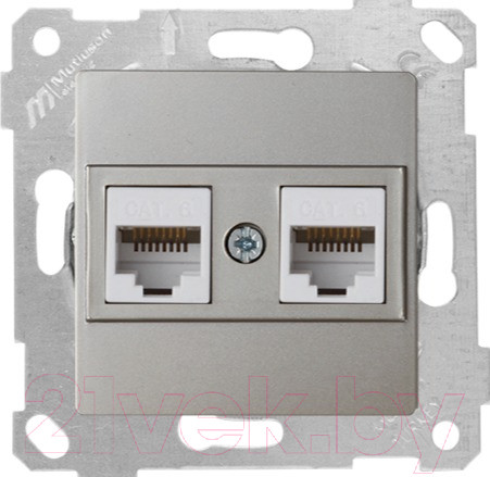 Изображение товара Розетка Mutlusan Rita 2200 141 0183 (титан)