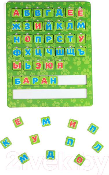 Изображение товара Развивающая игрушка Paremo Вкладыши. Азбука животные / PE720-178