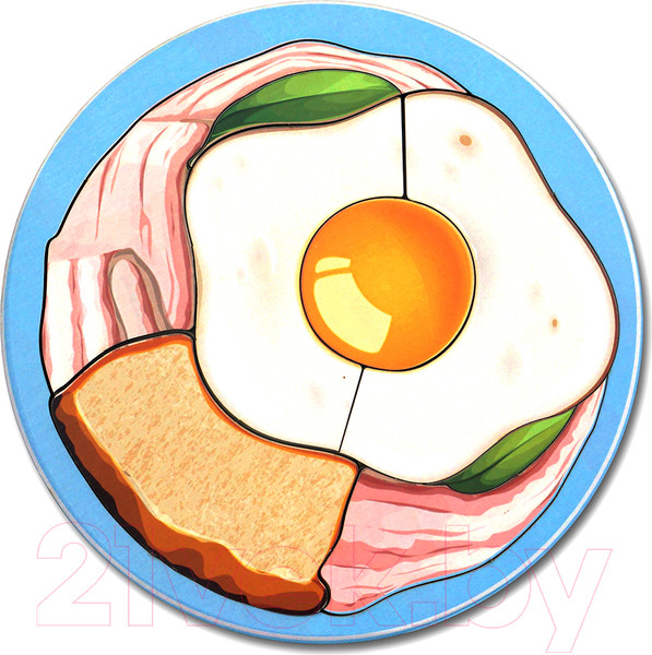 Изображение товара Развивающая игра Paremo Вкладыши. Завтрак / PE720-05