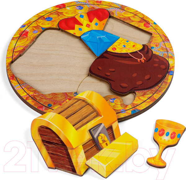 Изображение товара Развивающая игра Paremo Вкладыши. Сокровища / PE720-08