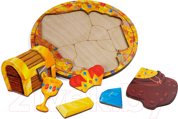 Изображение товара Развивающая игра Paremo Вкладыши. Сокровища / PE720-08