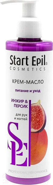 Изображение товара Крем для рук Start Epil Масло Инжир и Персик (250мл)