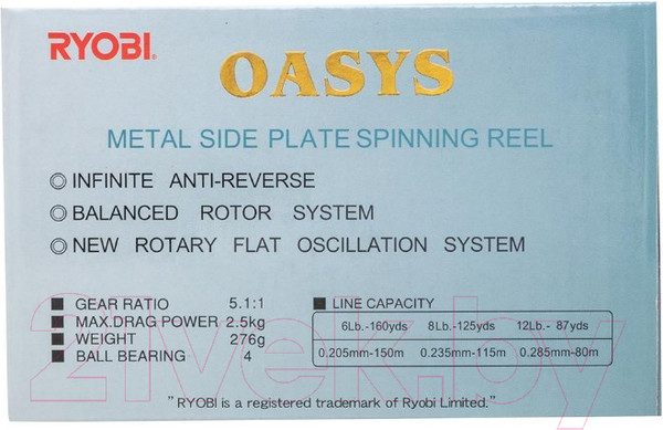 Изображение товара Катушка безынерционная Ryobi Oasys 1000 / A00018909