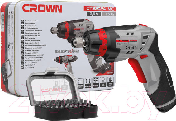 Изображение товара Электроотвертка CROWN CT22024 MC