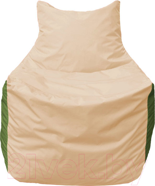 Изображение товара Бескаркасное кресло Flagman Фокс Ф21-144 (слоновая кость/оливковый)