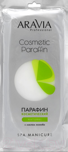 Изображение товара Парафин для рук Aravia Professional Натуральный с маслом жожоба (500г)