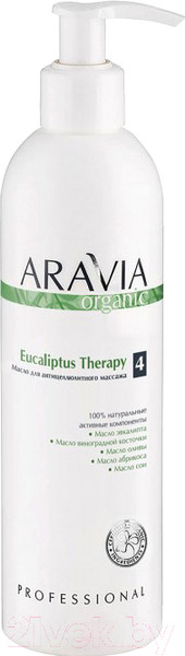 Изображение товара Масло косметическое Aravia Organic Eucaliptus Therapy для антицеллюлитного массажа (300мл)