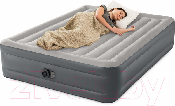 Изображение товара Надувная кровать Intex Dura Beam Essential Rest 64126ND (встроенный электронный насос/сумка/ремкомплект)
