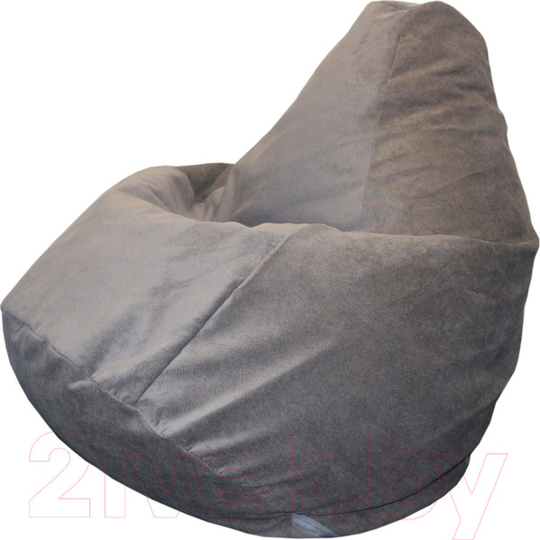 Изображение товара Бескаркасное кресло Flagman Груша Супер Мега 4XL Г5.5-66 (серый)