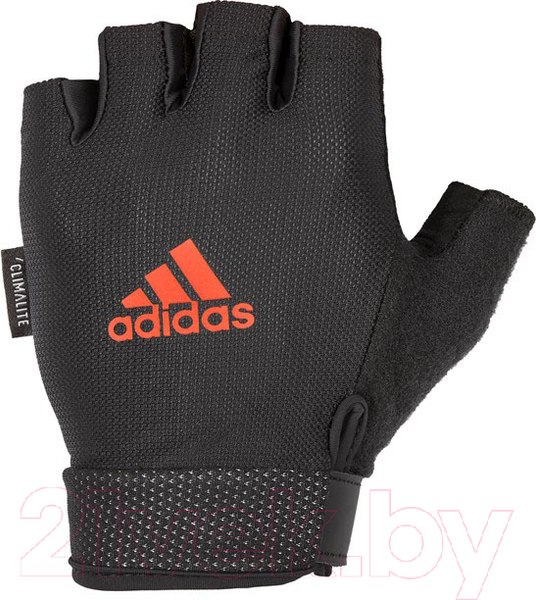 Изображение товара Перчатки для пауэрлифтинга Adidas ADGB-12413 (S, черный/красный)