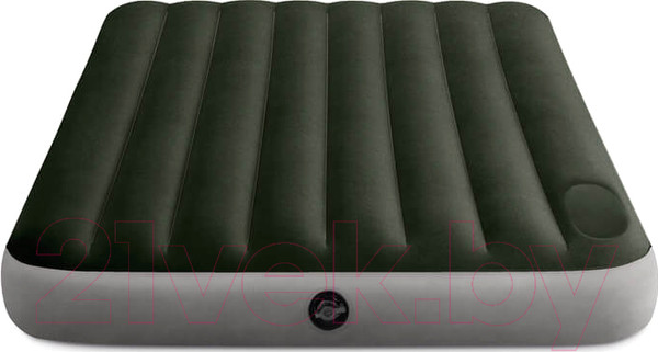 Изображение товара Надувной матрас Intex Downy Airbed 64762 (встроенный ножной насос)